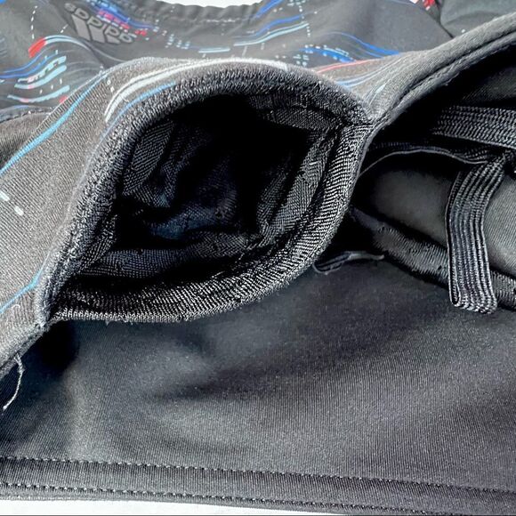 ADIDAS Climalite 2" Running Shorts in Black and Blue Size Small - Picture 5 of 7